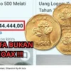 Harga Koin Rp500 Rupiah Melati, Dibanderol Rp44 Juta