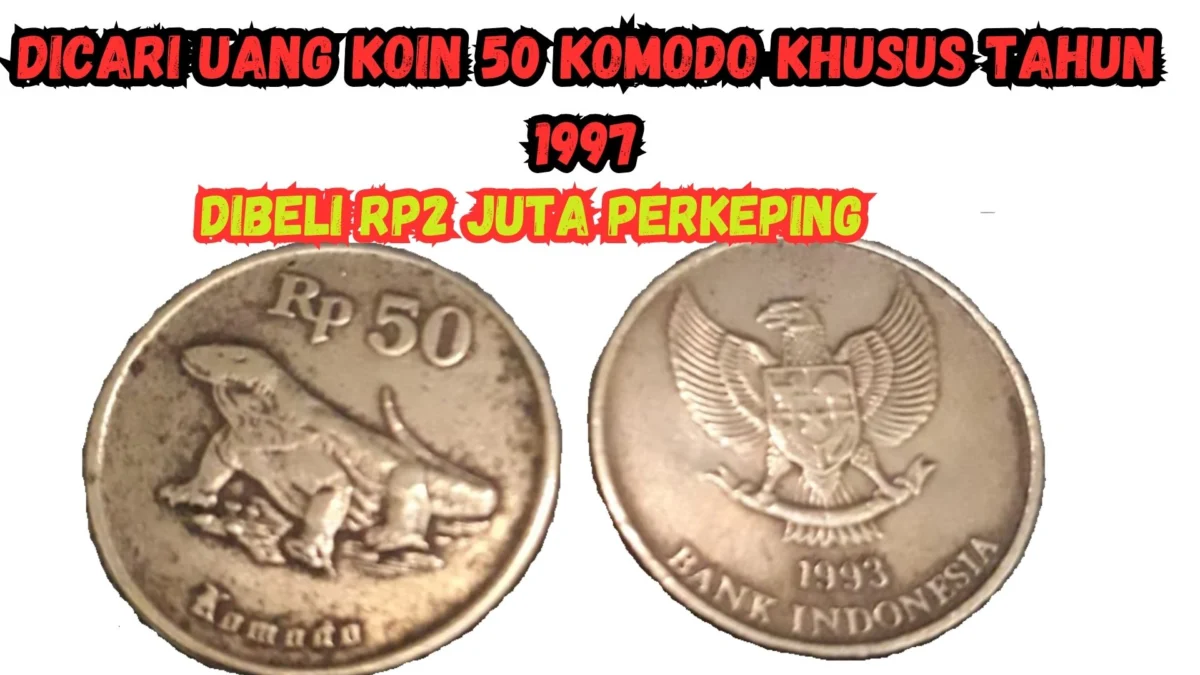 Dibeli Rp2 Juta Perkeping, Dicari Uang Koin 50 Komodo Khusus Tahun 1997
