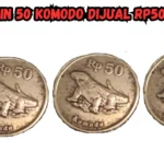 Uang Koin 50 Komodo Dijual Rp500 Juta, Benarkah?