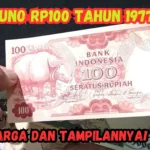 Uang Kuno Rp100 Tahun 1977, Begini Harga dan Tampilannya!