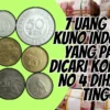 7 Uang Koin Kuno Indonesia yang Paling Dicari Kolektor, No 4 Dihargai Tinggi