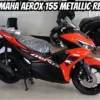 New Yamaha Aerox 155 Metallic Red 2023! Honda Vario 160 ABS Kalah Ganteng