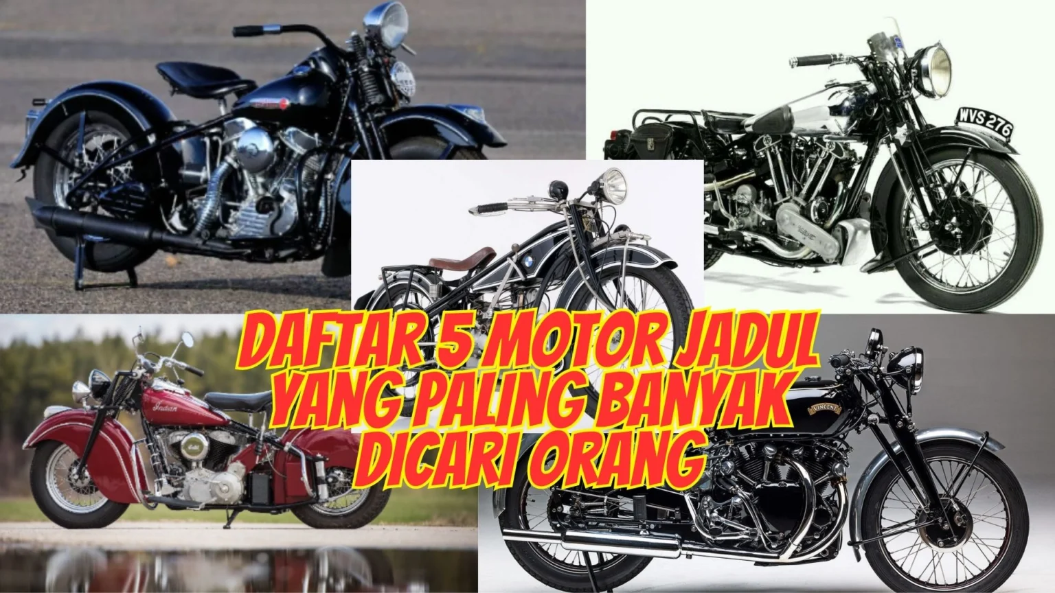 Daftar 5 Motor Jadul Yang Paling Banyak Dicari Orang Ada Yang Harganya