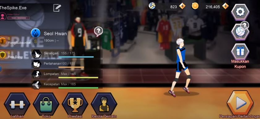 Terbaru Nih, Segera Update Coupon Code The Spike Volleyball, Dapatkan Hadiah Bola Voli Beserta Item Terlangkanya