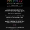 Buruan Beli Keburu Habis! Coldplay Jual Tiket Tambahan Senilai Rp 315 Ribu Khusus Untuk Hari Ini