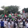 Ribuan Massa Gelar Aksi Bela Palestina di Alun-alun Garut