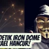 Detik-Detik Iron Dome Israel Hancur! Hacker Dari Rusia Dalang Penghancur Senjata Mematikan Israel