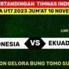 Begini Nih Prediksi Piala Dunia U-17 2023, Ekuador Vs Timnas Indonesia 10 November 2023