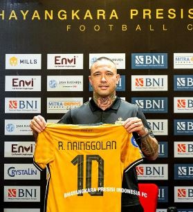 Bhayangkara FC Perkenalkan Radja Nainggolan Ke Publik Dan Yakin Bisa Keluar Dari Zona Degradasi