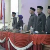 Walikota dan Wakil Walikota Banjar Hadiri Rapat Paripurna Terakhir