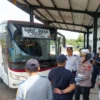 Direktorat Lalu Lintas Polda Jawa Barat bersama Dinas Perhubungan (Dishub) menyelenggarakan kegiatan RampCheck uji kelaikan angkutan umum