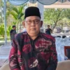 Ketua MUI Kabupaten Garut, Kh. Sirojul Munir (Ceng Munir), di Halaman Pendopo, Kamis 14 Desember 2023.