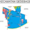 Peta Kecamatan Gedebage. (Foto: Pemkot Bandung)