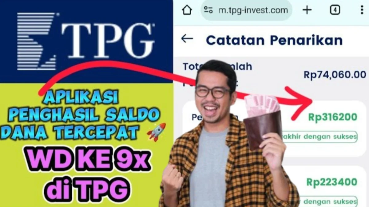 Website TPG Invest Penghasil Saldo DANA Gratis: Dibayar Rp400 Ribu dengan Ngerjain Tugas Sehari Saja!
