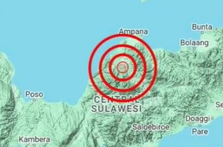 Gempa Magnitudo 5,4 Guncang Tojo Una Una, Sulawesi Tengah