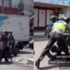 Viral Sebuah Video Rider Motor Custom Seret Seorang Polisi Usai Melarikan Diri