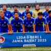 Persigar saat berlaga di Liga 3 Seri 1 Jawa Barat 2023 lalu. (Istimewa)