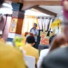Penjabat (Pj.) Gubernur Jawa Barat Bey Machmudin menghadiri kegiatan bakti sosial Parisada Hindu Dharma Indone