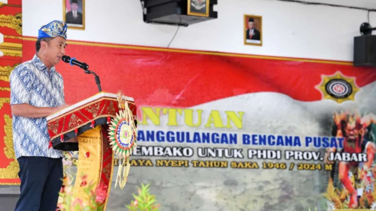 Pj. Gubernur Jawa Barat Bey Machmudin Hadiri Bakti Sosial PHDI Jabar: Meneguhkan Kerukunan Antar Umat Beragama