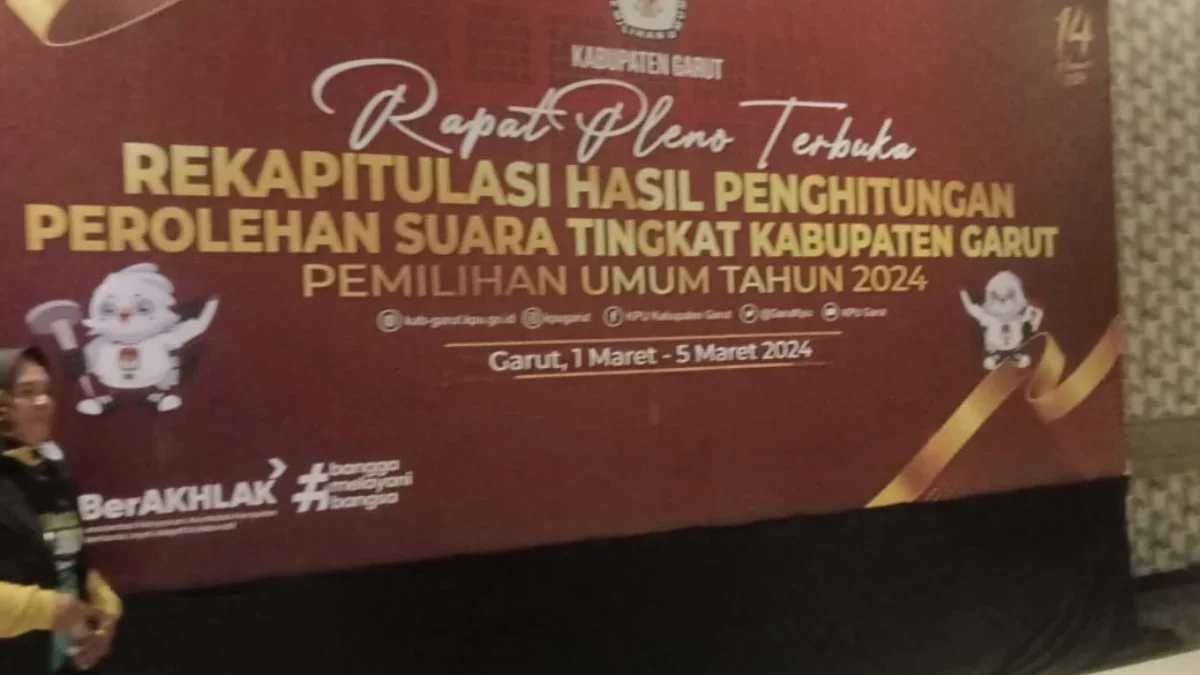 rekapitulasi KPU Garut untuk pemilu 2024