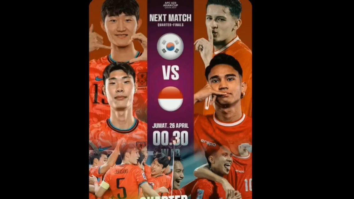 Jadwal Pertandingan Timnas U-23 Indonesia Vs Korea Selatan, Piala Asia U-23 2024