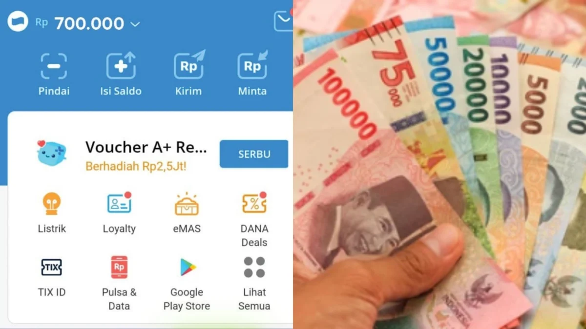 Tips Dapat Saldo DANA Gratis Rp700 Ribu Cair Langsung ke E-Wallet Premium