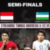 Jadwal Live Streaming Timnas Indonesia U-23 vs Uzbekistan Malam Ini 29 April 2024