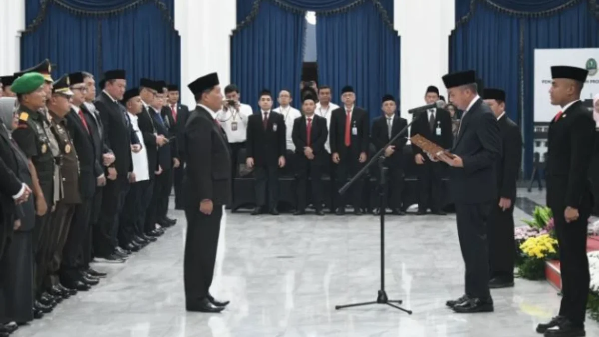 Pj Gubernur Jabar Mengukuhkan Adi Gemawan Sebagai Perwakilan BPKP Jawa Barat
