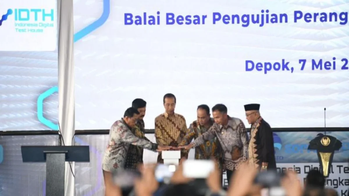 Pj Gubernur Jabar Dampingi Presiden Joko Widodo Meresmikan IDTH