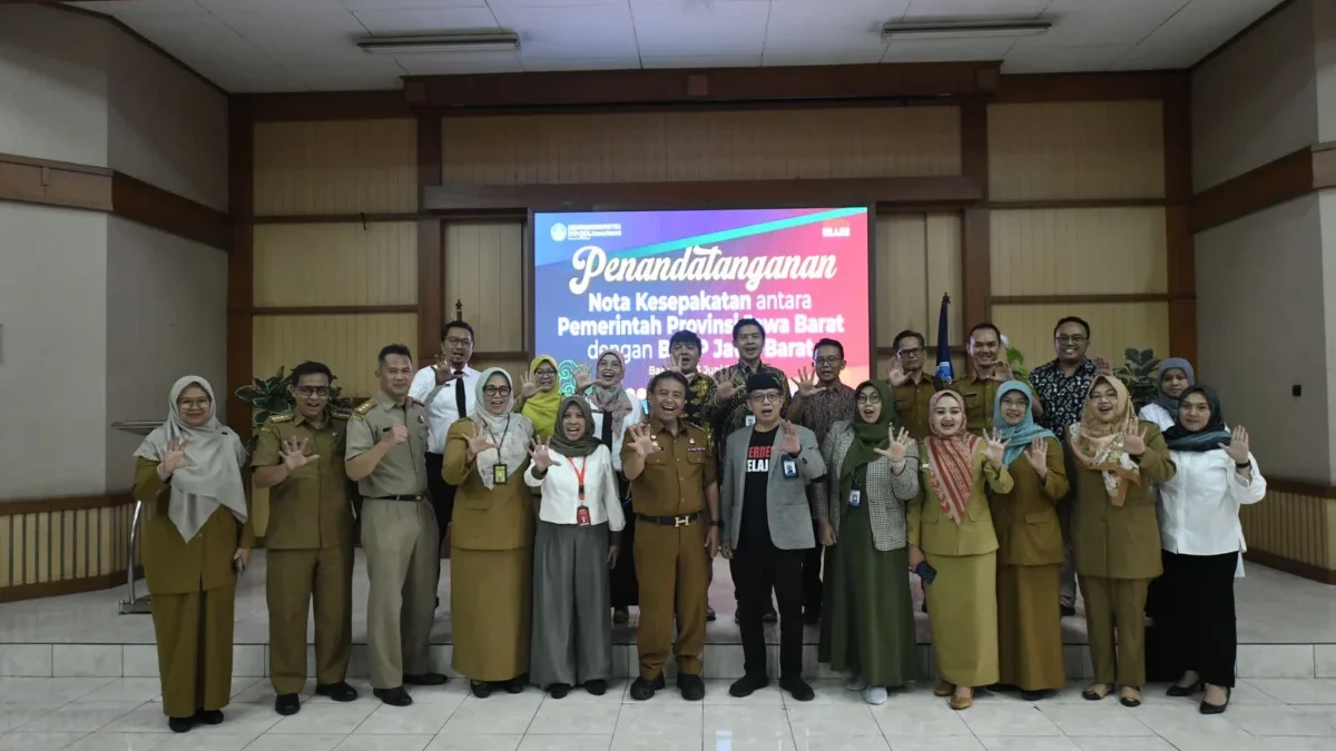 Sekda Jawa Barat Herman Suryatman menghadiri Penandatangan Kerja Sama antara Pemprov Jabar dengan Balai Besar