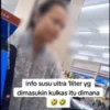 Viral di Tiktok, Wanita Marah karena Susu UHT Tidak Dingin di Minimarket