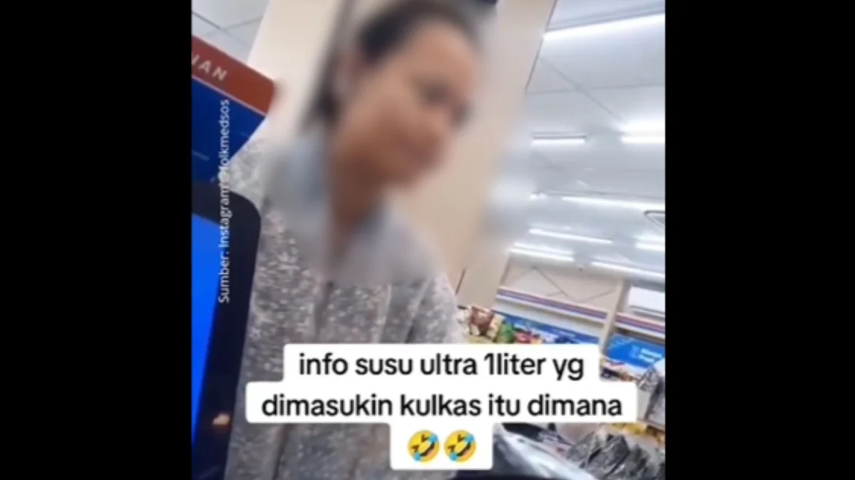 Viral di Tiktok, Wanita Marah karena Susu UHT Tidak Dingin di Minimarket