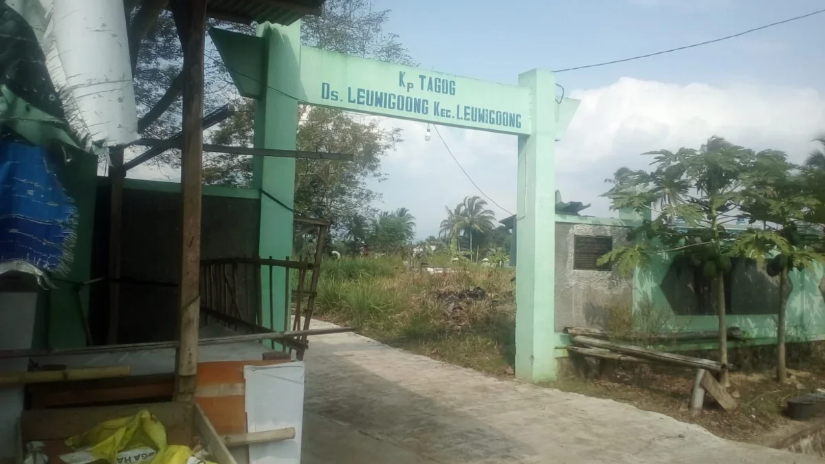 TPU Tagog Desa Leuwigoong Kecamatan Leuwigoong.(foto pepen apendi)