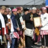 Upacara Hari Jadi Ke-79 Provinsi Jawa Barat Tahun 2024 di Lapangan Gasibu, Kota Bandung, Senin (19/8/2024).(Fo