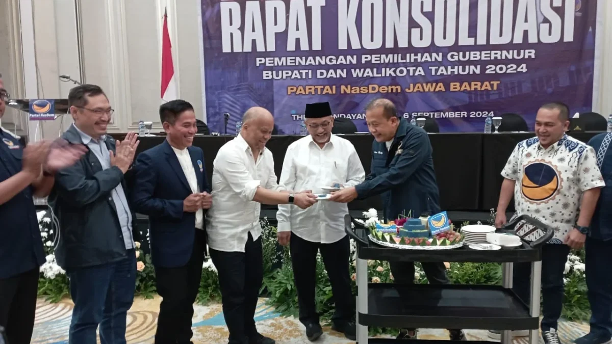 DPW NasDem Jabar, mengadakan Rapat Konsolidasi Pemenangan Pemilihan Gubernur, Bupati dan Wali Kota Tahun 2024